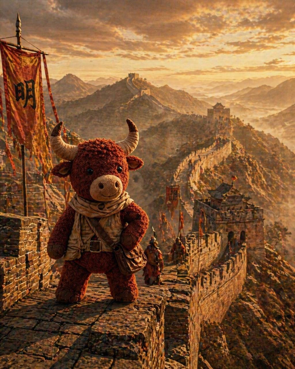 Bull at the Great Wall