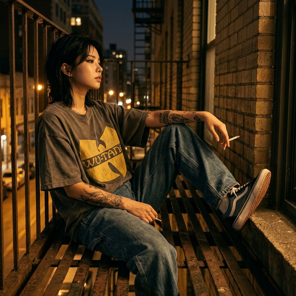 NYX RAEL — Smoke break she's still considering.